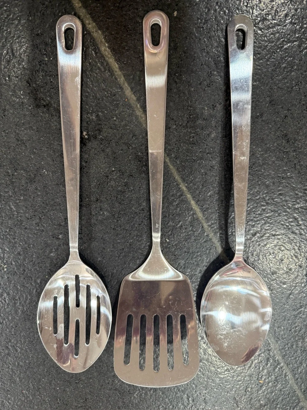Wolfgang Puck Café Collection Stainless Steel Utensils Set of 3